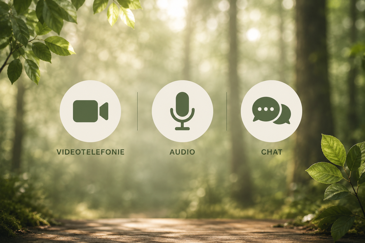 Onlineberatung per Video, Audio oder Chat